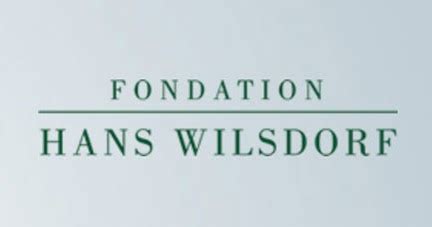 Fondation Hans Wilsdorf — Wikipédia.